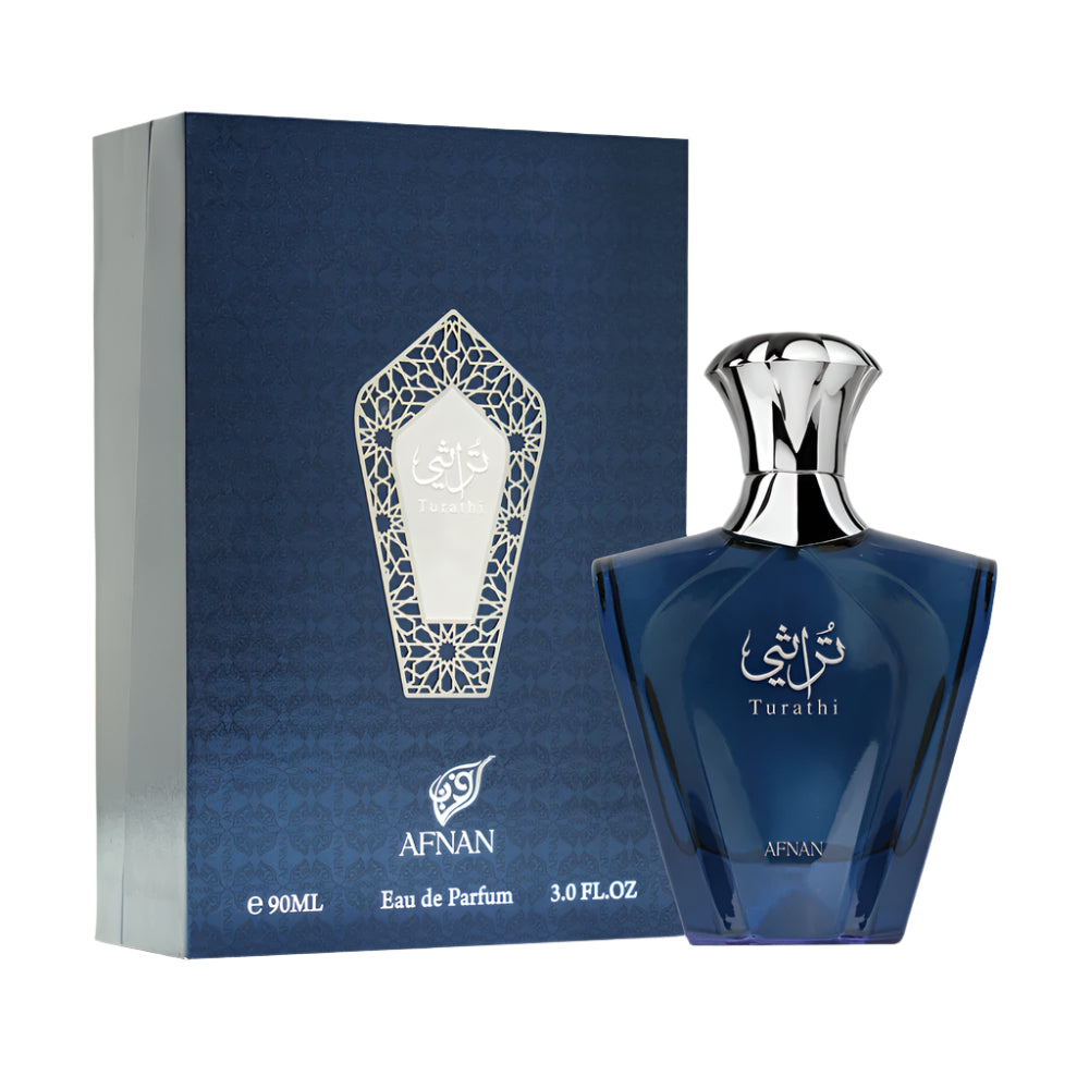 Afnan Turathi Blue EDP 90ML Perfume Mauritius - Browse the price list and shop online at Maulux.mu