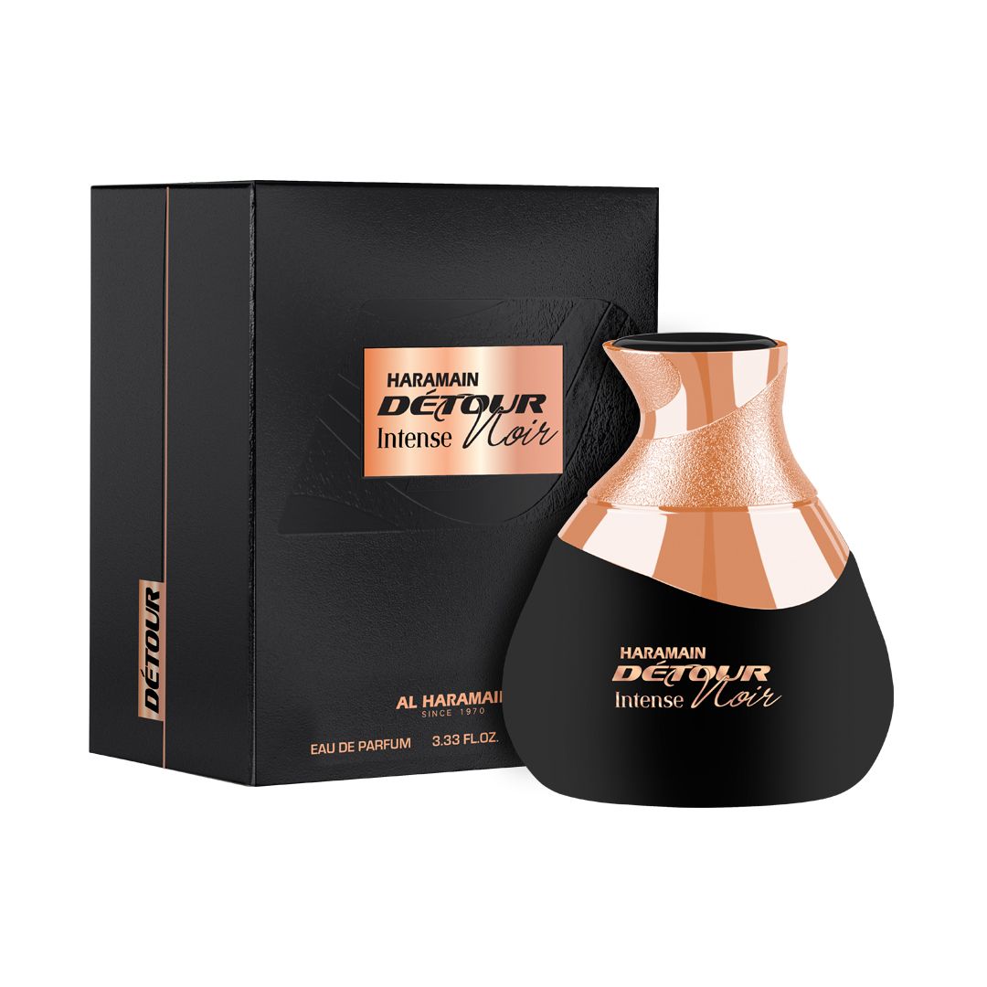 Al Haramain Detour Intense Noir EDP 100ML Perfume Mauritius - Browse the price list and shop online at Maulux.mu