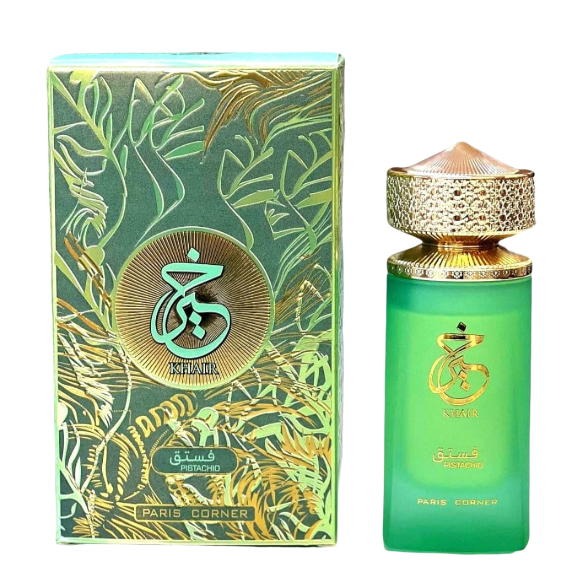 Paris Corner Khair Pistachio EDP 100ML Perfume Mauritius - Browse the price list and shop online at Maulux.mu