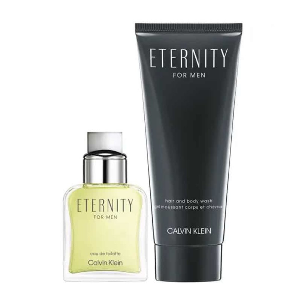 Calvin Klein Eternity Set Edt 30Ml + Hair And Body Wash 100Ml Men Perfume in Mauritius At Maulux.