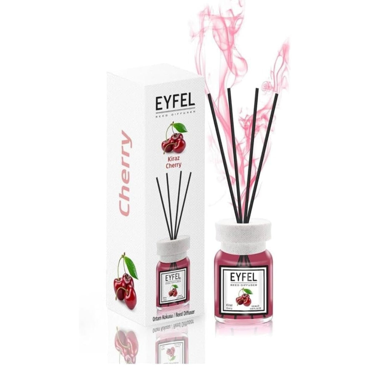 Eyfel Reed Diffuser Cherry 120ML Perfume Mauritius - Shop online at Maulux.mu
