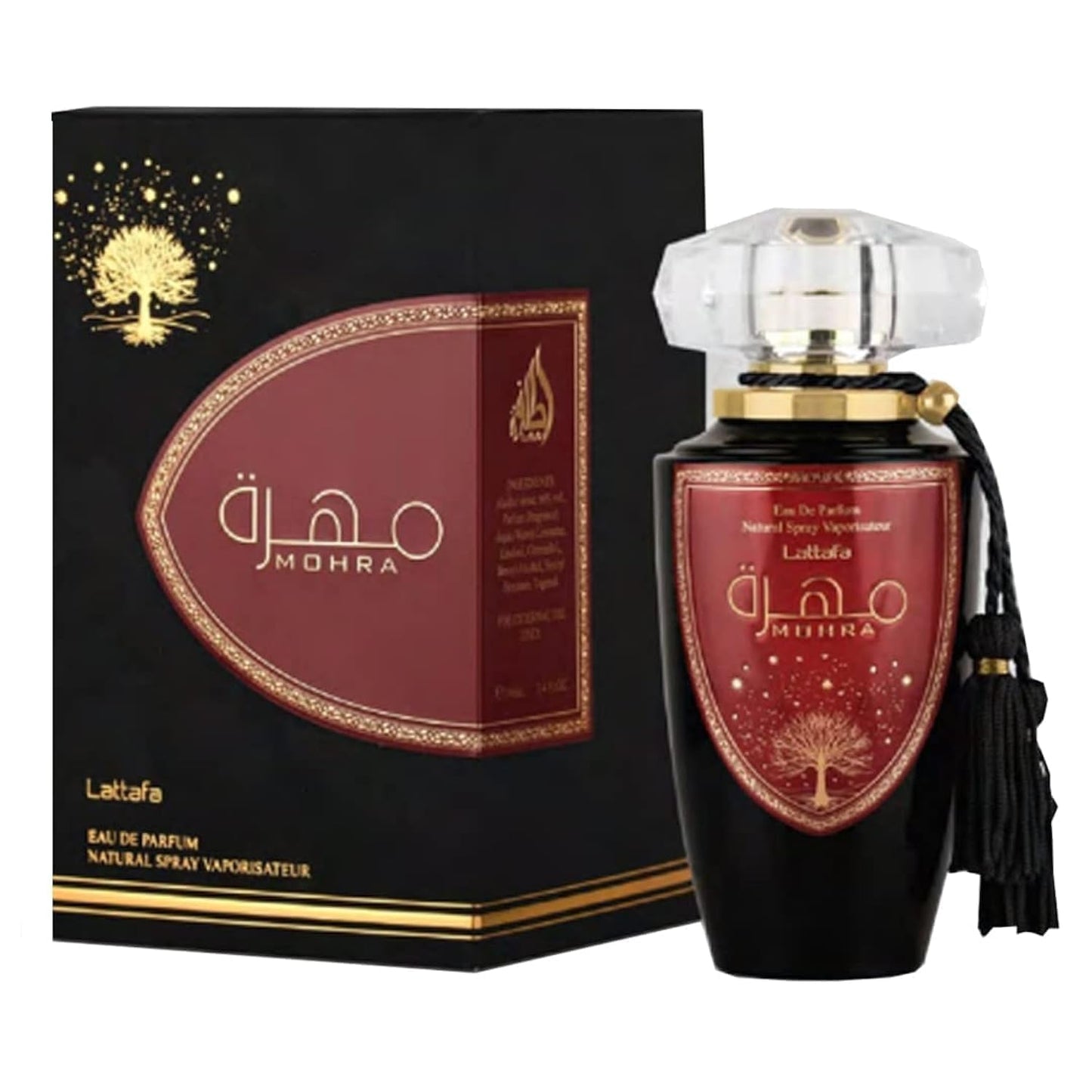 Lattafa Mohra EDP 100ML Perfume Mauritius - Browse the price list and shop online at Maulux.mu