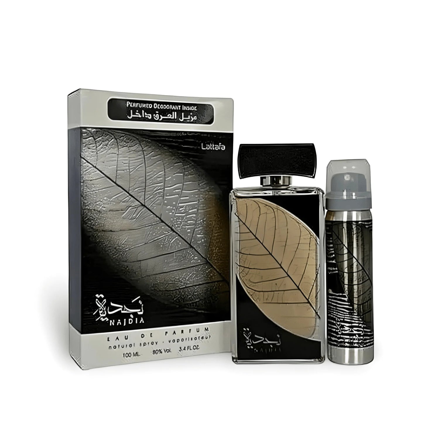 Lattafa Najdia EDP 100ML + Deodorant Perfume Mauritius - Browse the price list and shop online at Maulux.mu