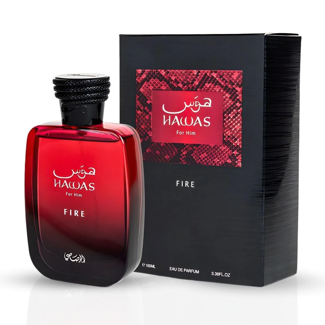 Rasasi Hawas Fire EDP 100ML Perfume Mauritius - Shop online at Maulux.mu