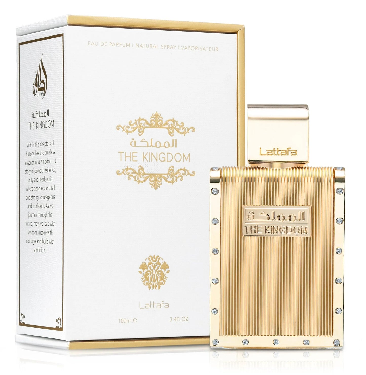 Lattafa The Kingdom For Men EDP 100ML Perfume Mauritius - Shop online at Maulux.mu