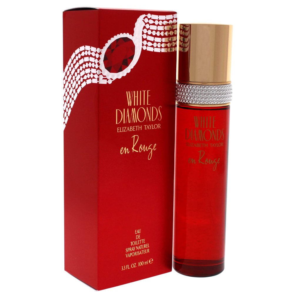 Elizabeth Arden White Diamonds En Rouge Edt 100Ml Women Perfume in Mauritius At Maulux