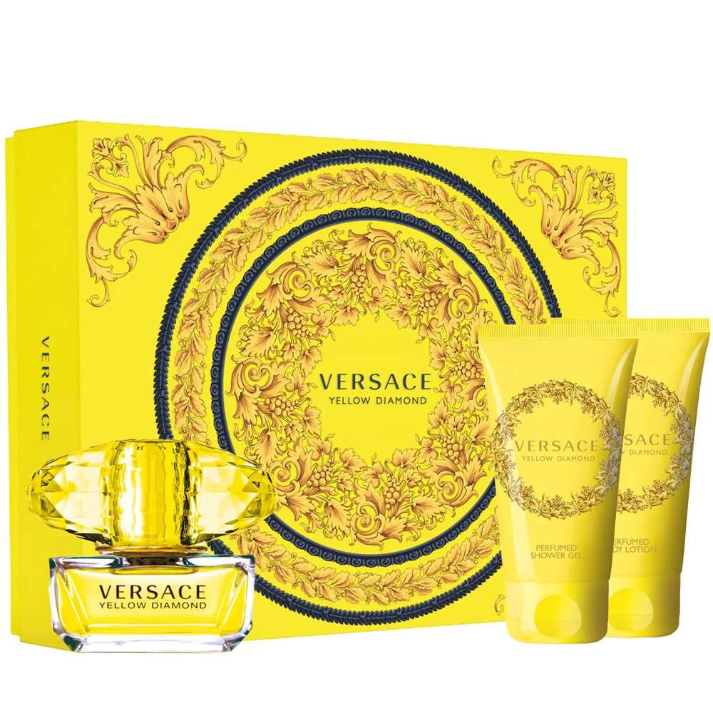 Versace Yellow Diamond Set Edt 50Ml + Shower Gel & Lotion 50Ml