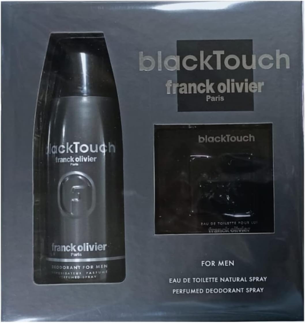 Franck Olivier Black Touch Gift Set EDT 100ML + Deodorant 250ML