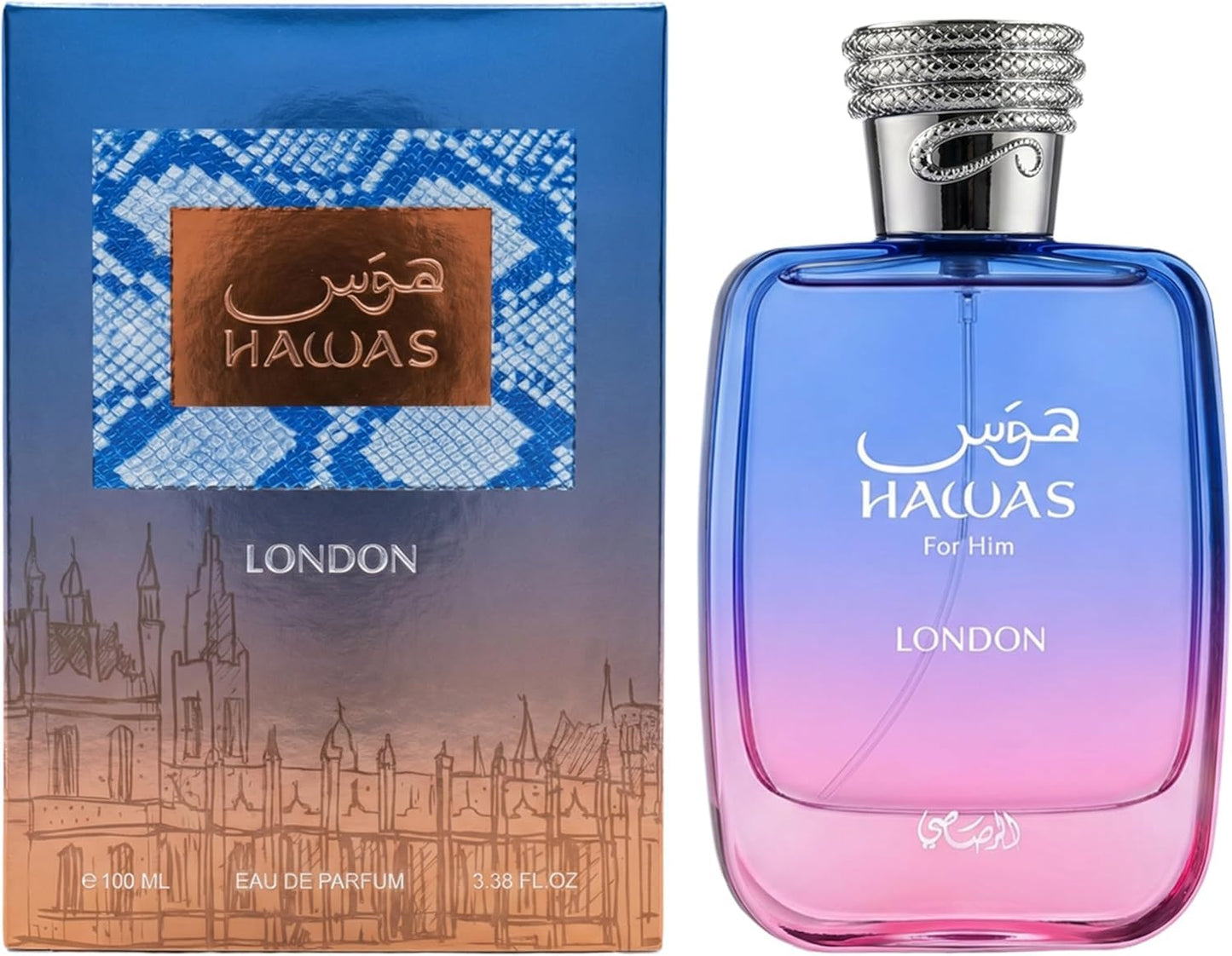 Rasasi Hawas London EDP 100ML Maulux Mauritius