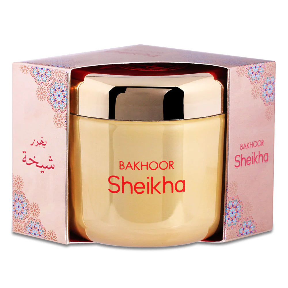 Sheikha Bakhoor 70G - Premium floral and oudh fragrance for an elegant atmosphere.