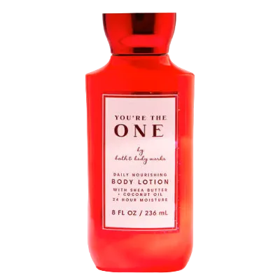 Bath and Body Works You're the One Body Lotion 236ml elegant red packaging available on Maulux.mu