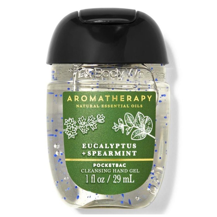 Bath & Body Works Eucalyptus + Spearmint Cleansing Hand Gel 29ML Perfume Mauritius - Shop online at Maulux.mu