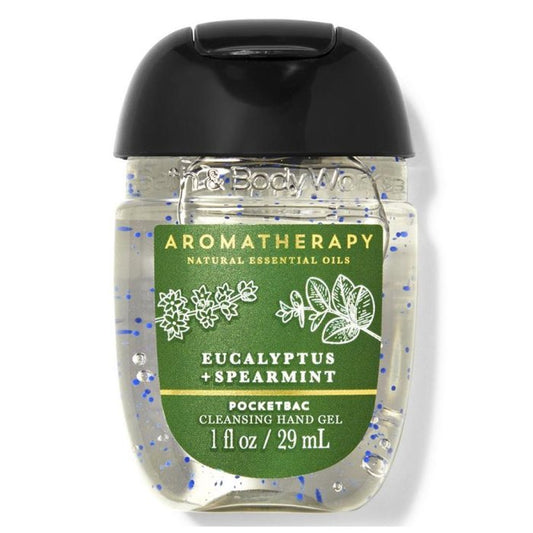 Bath & Body Works Eucalyptus + Spearmint Cleansing Hand Gel 29ML Perfume Mauritius - Shop online at Maulux.mu