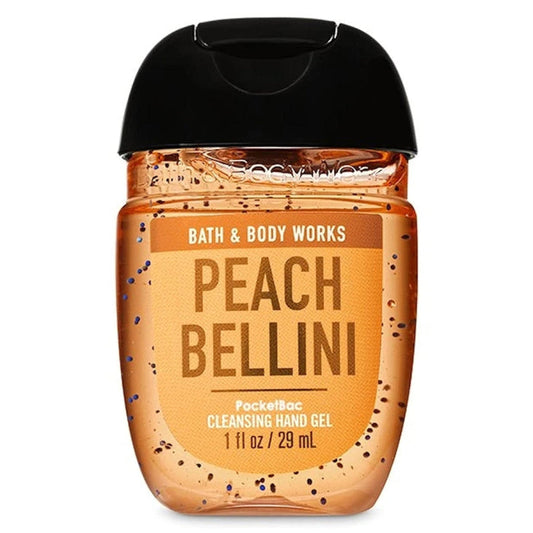 Bath & Body Works Peach Bellini Cleansing Hand Gel 29ML Perfume Mauritius - Shop online at Maulux.mu