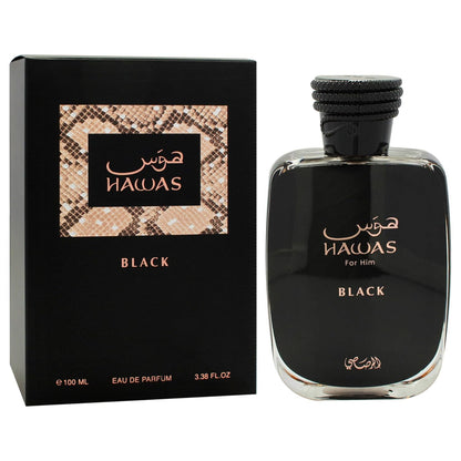 Rasasi Hawas Black EDP 100ML Perfume Mauritius - Browse the price list and shop online at Maulux.mu