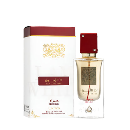 Lattafa Ana Abiyedh Rouge EDP 60ML Perfume Mauritius - Browse the price list and shop online at Maulux.mu