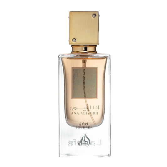 Lattafa Ana Abiyedh Poudrée EDP 60ML Perfume Mauritius - Browse the price list and shop online at Maulux.mu