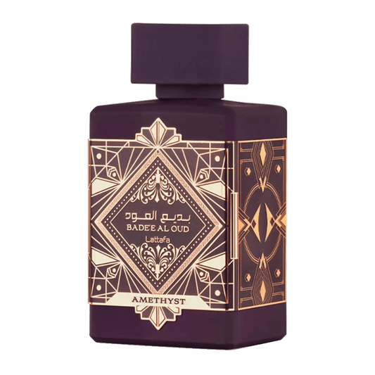 Lattafa Bade'e Al Oud Amethyst EDP 100ML Perfume Mauritius - Browse the price list and shop online at Maulux.mu