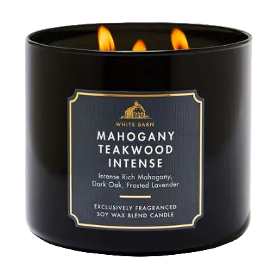 Bath & Body Works Mahogany Teakwood Intense 3-Wick Scented Candle | Maulux.mu