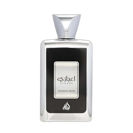 Lattafa Ejaazi Intensive Silver EDP 100ML Perfume Mauritius - Browse the price list and shop online at Maulux.mu