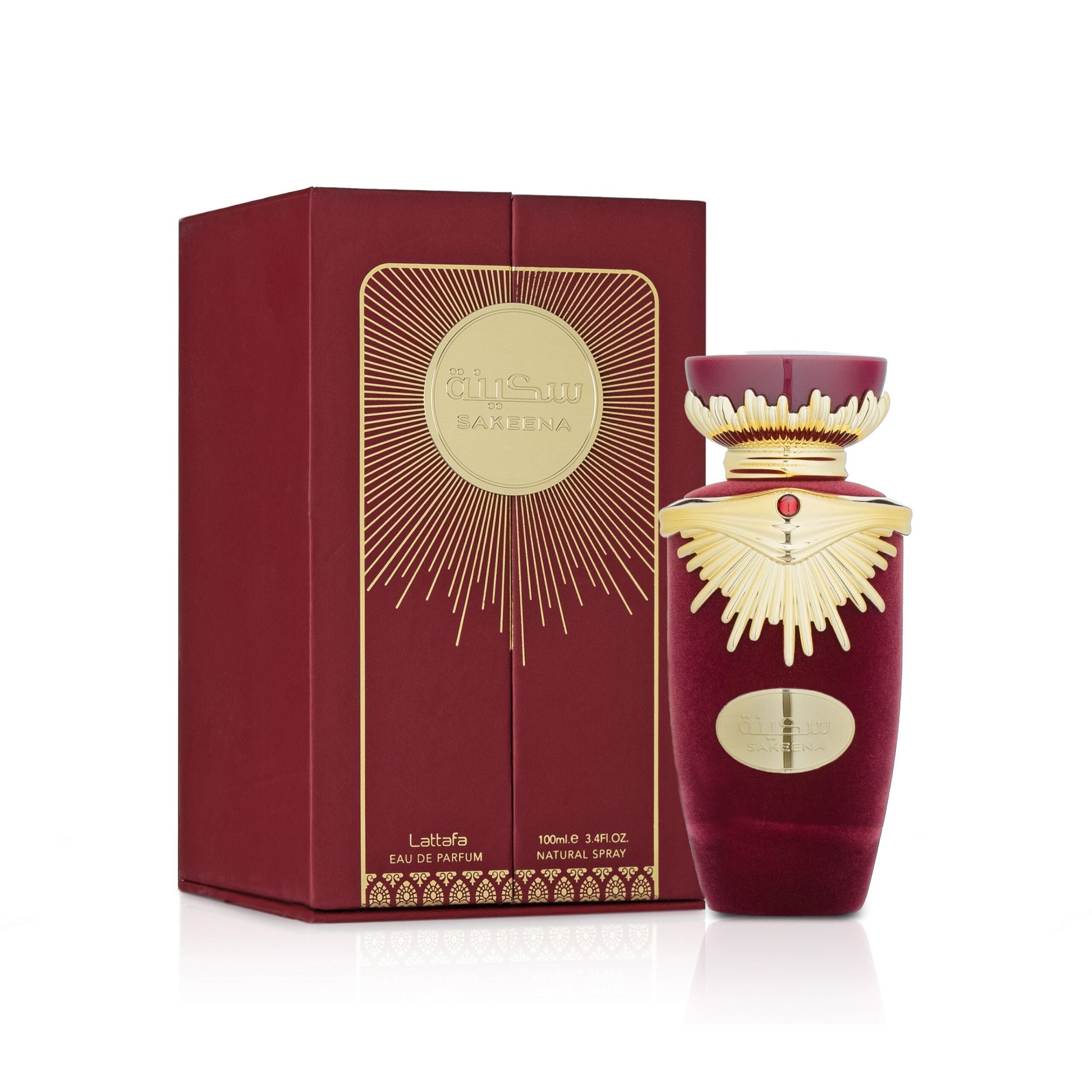 Lattafa Sakeena EDP 100ML Perfume Mauritius - Browse the price list and shop online at Maulux.mu