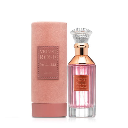 Lattafa Velvet Rose EDP 100ML Perfume Mauritius - Browse the price list and shop online at Maulux.mu