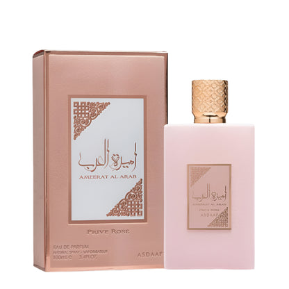 Asdaaf Ameerat Al Arab Prive Rose EDP 100ML Perfume Mauritius - Browse the price list and shop online at Maulux.mu