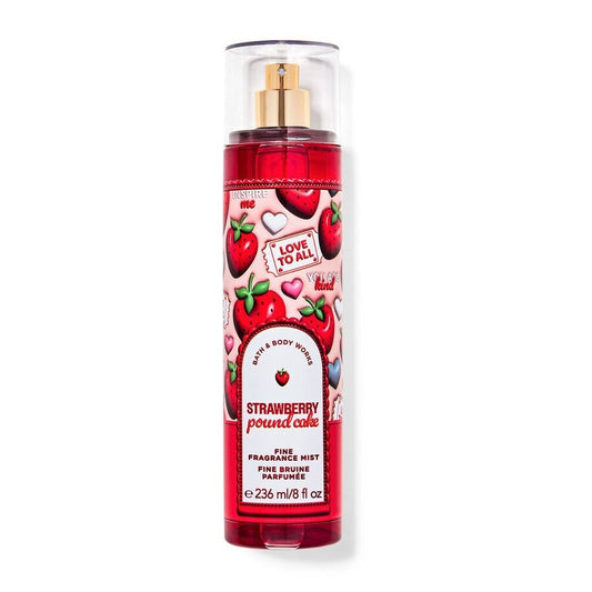 Bath & Body Works Strawberry Pound Cake Fragrance Mist 236ML Perfume Mauritius - Shop online at Maulux.mu