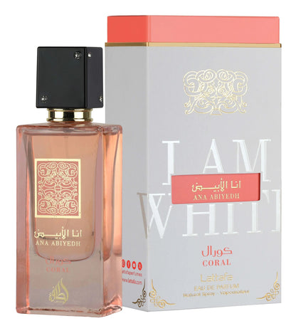 Lattafa Ana Abiyedh Coral EDP 100ML Perfume Mauritius - Shop online at Maulux.mu