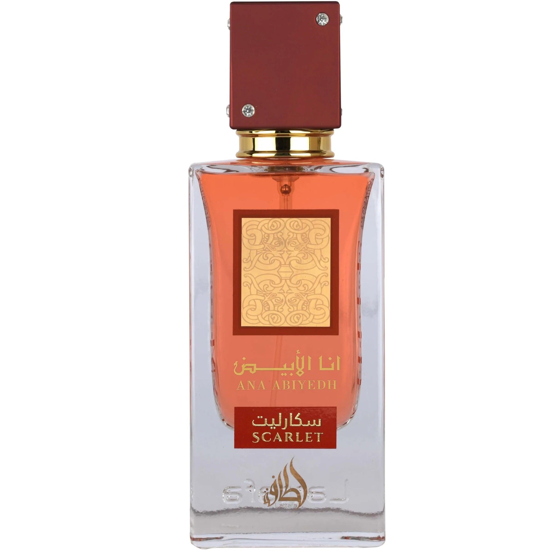 Lattafa Ana Abiyedh Scarlet EDP 100ML Perfume Mauritius - Shop online at Maulux.mu