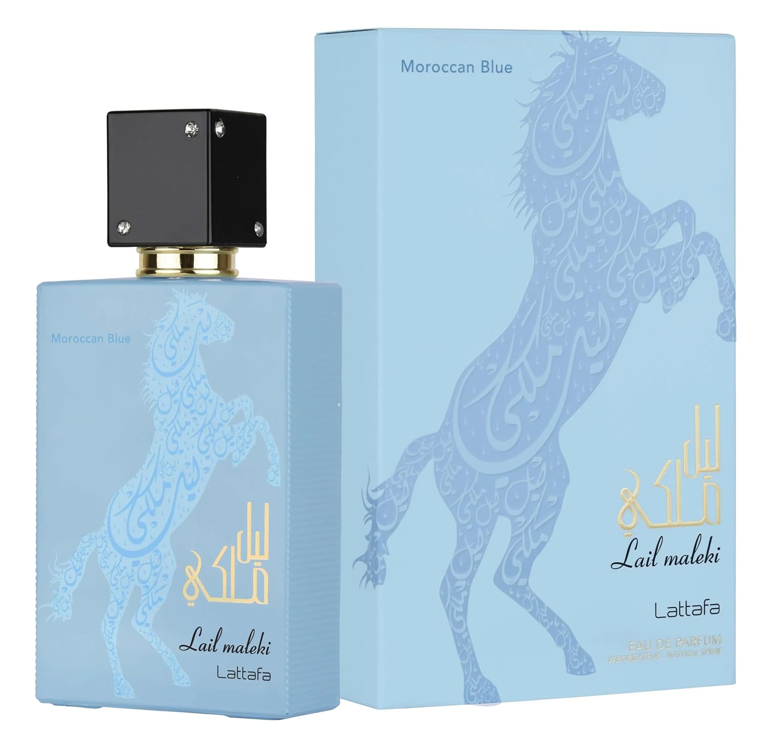  Lattafa Lail Maleki Moroccan Blue EDP 100ML Perfume Maulux