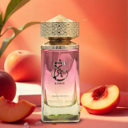 Paris Corner Khair Peach Delulu EDP 100ML Perfume Mauritius Maulux