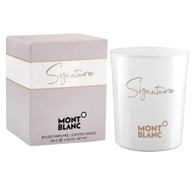 Mont Blanc Signature Absolue Scented Candle 140G | Shop Maulux Mauritius