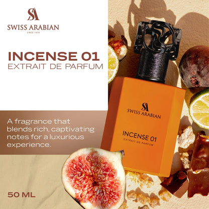 Swiss Arabian Incence 01 Extrait de Parfum 50ML Perfume Maulux 