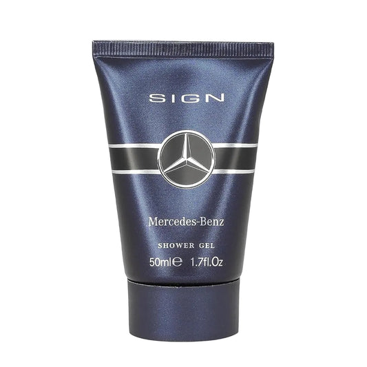 Mercedes-Benz Sign Shower Gel 50ML - Masculine, hydrating body wash for lasting freshness.