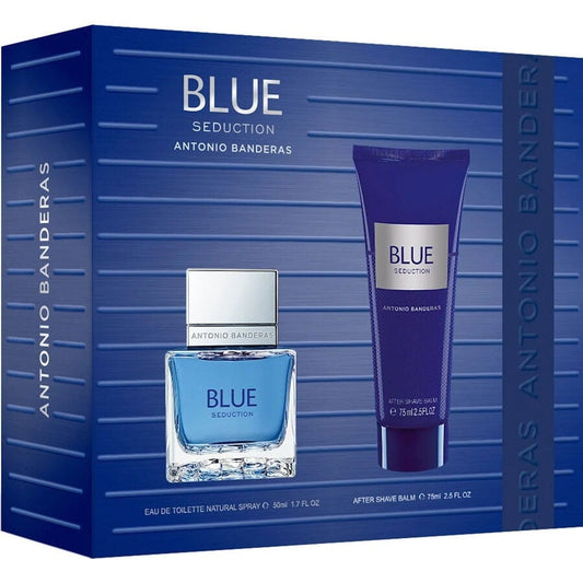 Antonio Banderas Blue Seduction Gift Set EDT 50ML + After Shave Balm 75ML
