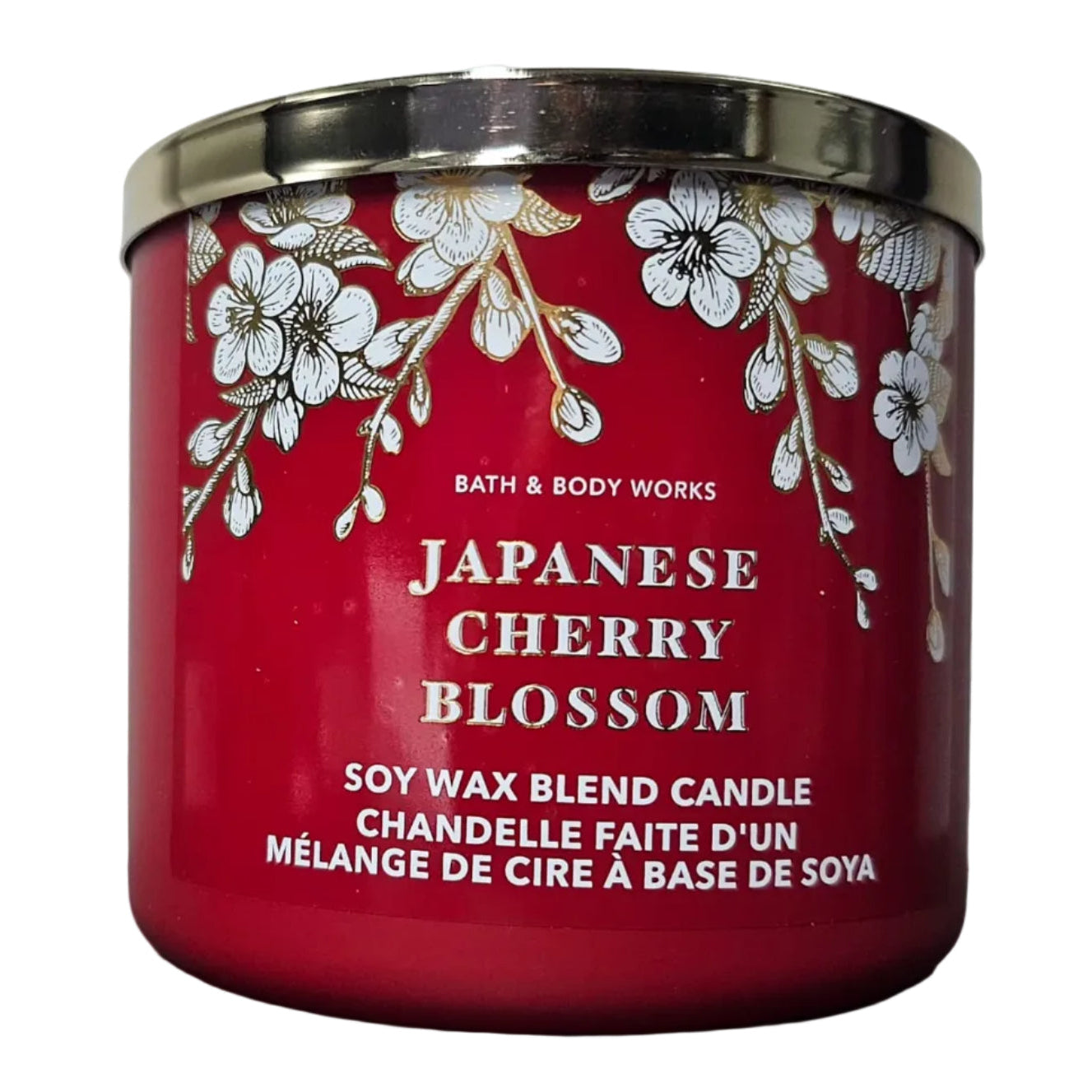 Bath & Body Works Japanese Cherry Blossom Scented Candle - 3 Wick | Maulux.mu