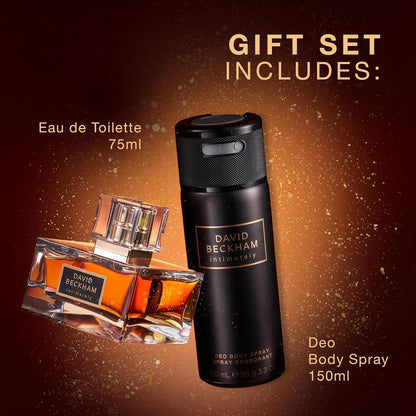 David Beckham Intimately Gift Set EDT 75ML + Deo Spray 150ML