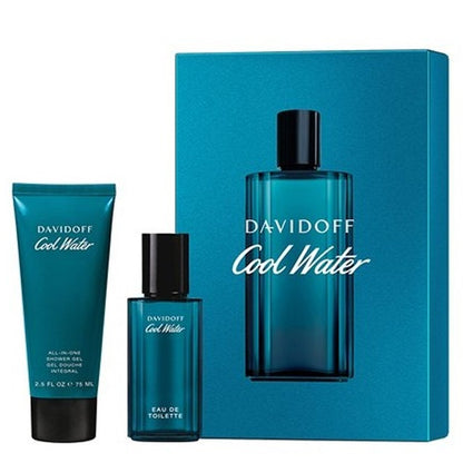 Davidoff Cool Water Travel Set EDT 40ML + Shower Gel 75ML