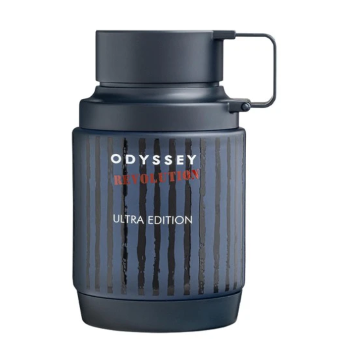 Odyssey Revolution Perfume by Armaf for women and men. Aromatic fruity fragrance with pineapple, vanilla, praline and tonka bean. Bold, modern and long-lasting.
