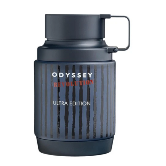 Odyssey Revolution Perfume by Armaf for women and men. Aromatic fruity fragrance with pineapple, vanilla, praline and tonka bean. Bold, modern and long-lasting.