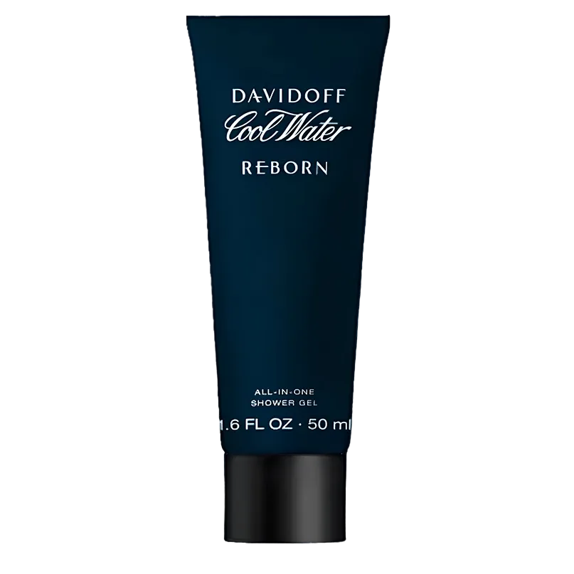 Davidoff Cool Water Reborn Shower Gel 50ML - Refreshing marine and fruity fragrance.