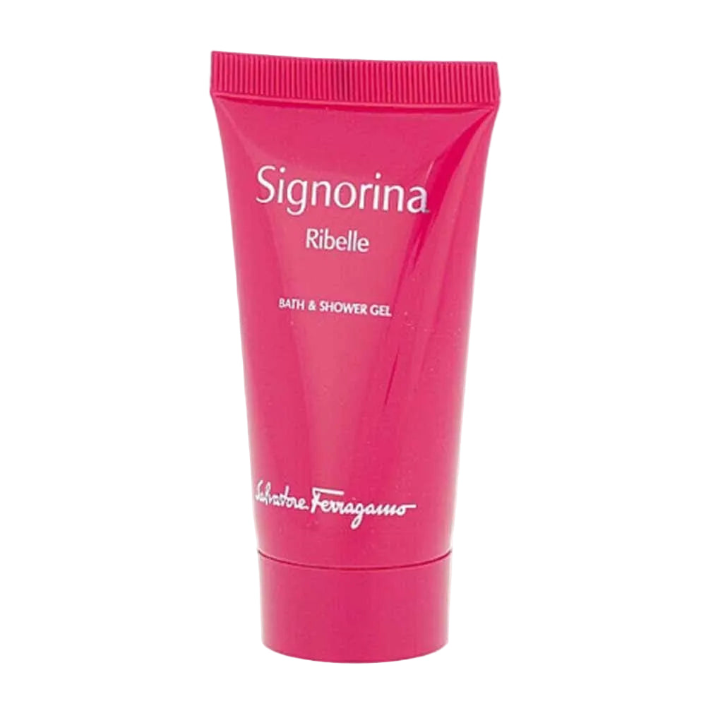 Salvatore Ferragamo Signorina Ribelle Shower Gel 50ML - Luxurious body wash that complements the Signorina Ribelle fragrance.
