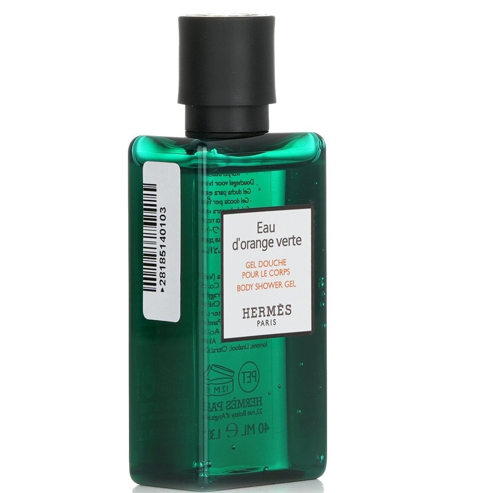 Hermes Eau d'Orange Verte Shower Gel 40ML - Refreshing and luxurious shower experience.